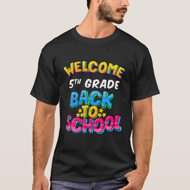 I Survived Virtual Teaching Back To School 5Th Gra T-Shirt (Front)