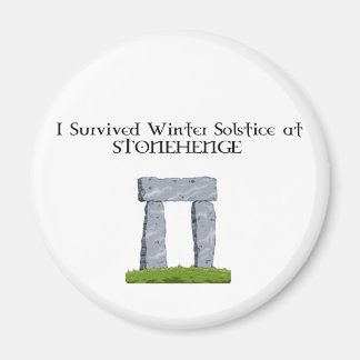 I Survived Winter Solstice at Stonehenge Magnet