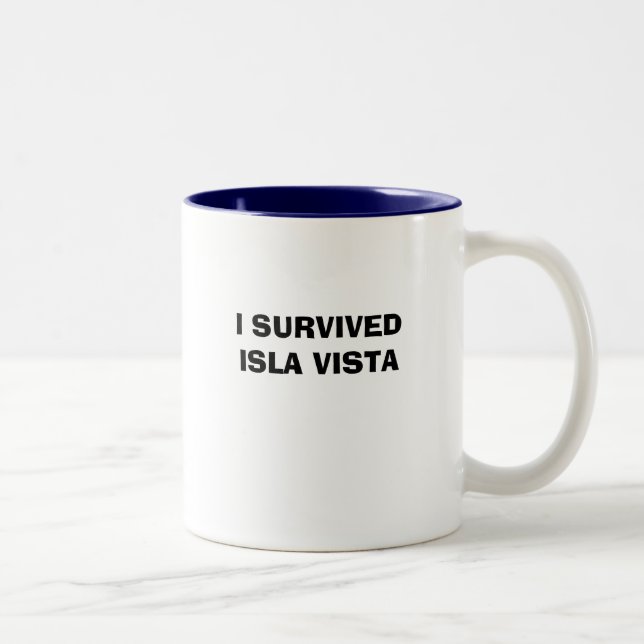 I SURVIVEDISLA VISTA Two-Tone COFFEE MUG (Right)