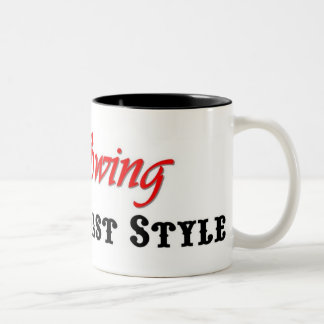 "I Swing West Coast Style" mug