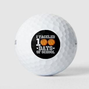 I Tackled 100 Days of School Basketball Golf Balls