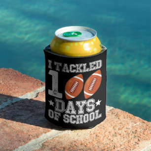 I Tackled 100 Days of School Football Can Cooler