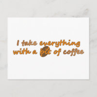 I take everything with a bit of coffee (© Mira)