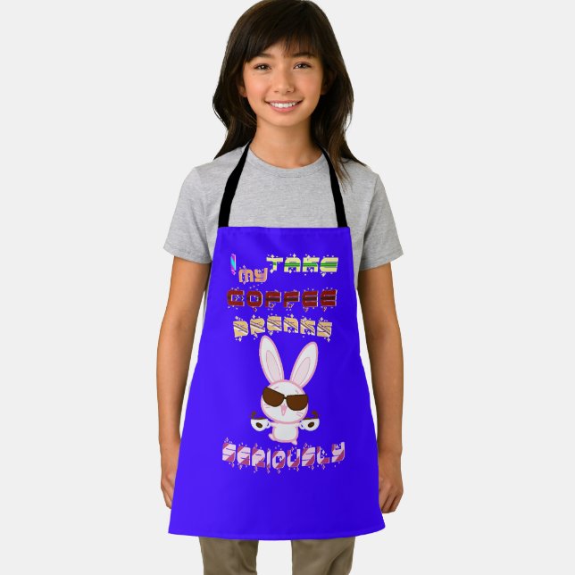 I Take My Coffee Breaks Seriously Apron (Insitu)