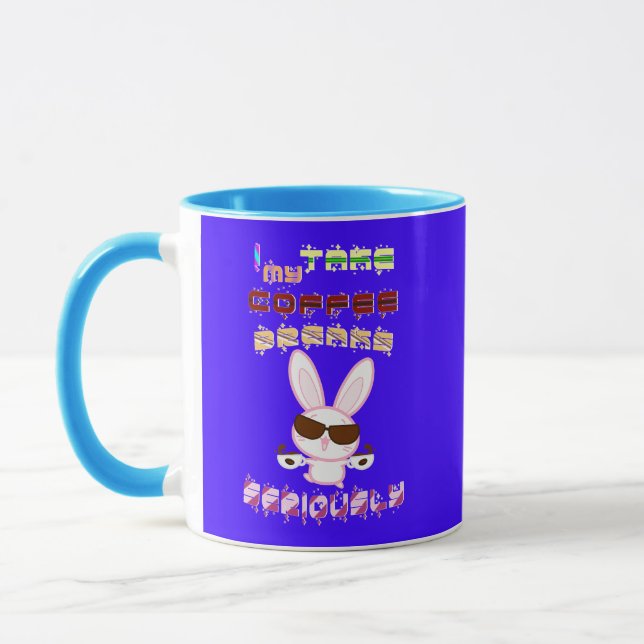 I Take My Coffee Breaks Seriously Mug (Left)