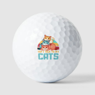 I Talk To My Cats Golf Balls
