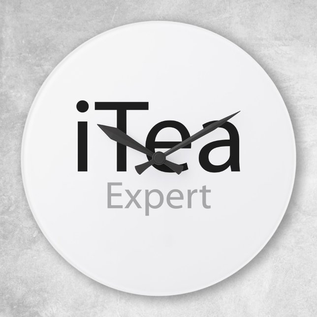 i Tea Expert Round Clock (Creator Uploaded)