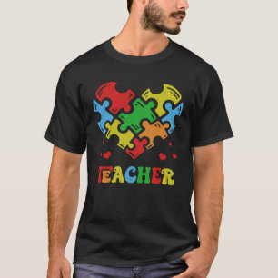 I Teach Awesome Kids SPED Teacher Educator Autism T-Shirt