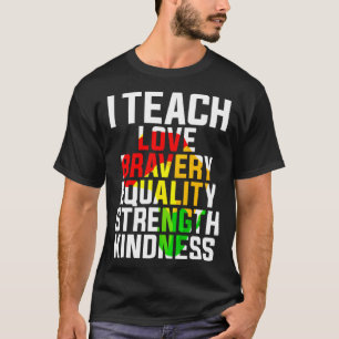 I Teach Black History Month Melanin Afro African T T-Shirt