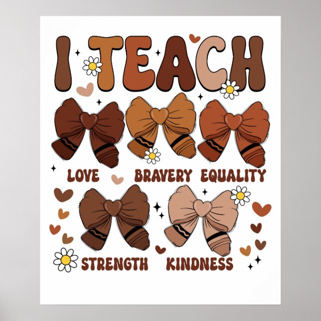 I Teach Bows Poster (Front)