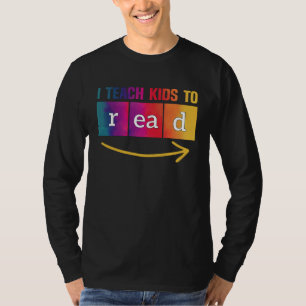 I Teach Kids To Read Science of Reading Womens Men T-Shirt