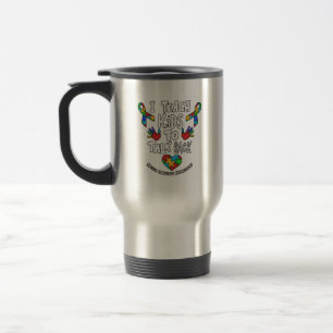 I Teach Kids To Talk Back Speech Language Therapy Travel Mug
