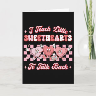 I Teach Little Sweethearts To Talk Byck Slp Valent Card