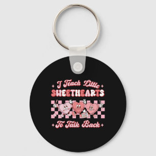 I Teach Little Sweethearts To Talk Byck Slp Valent Key Ring