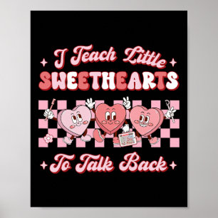 I Teach Little Sweethearts To Talk Ck Slp Valentin Poster