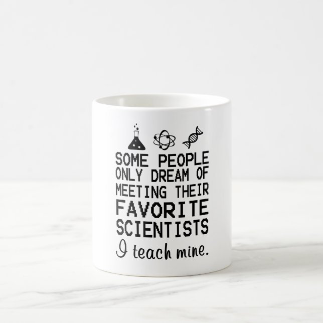 I Teach Mine Science Teacher Coffee Mug (Center)