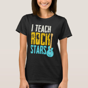 I Teach Rockstars Band Orchestra Teacher T-Shirt