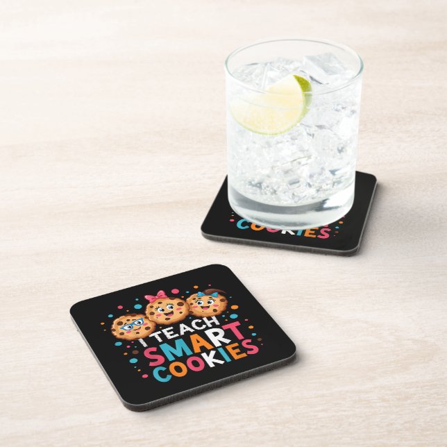 I Teach Smart Cookies Back to School Teacher Coaster (Right Side)
