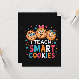 I Teach Smart Cookies Back to School Teacher Invitation