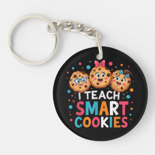 I Teach Smart Cookies Back to School Teacher Key Ring