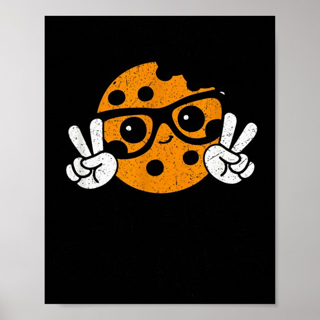 I Teach Smart Cookies Christmas Teacher Teaching X Poster (Front)