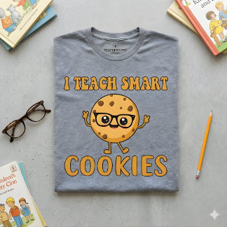 I Teach Smart Cookies | Funny Teacher Quote  T-Shirt