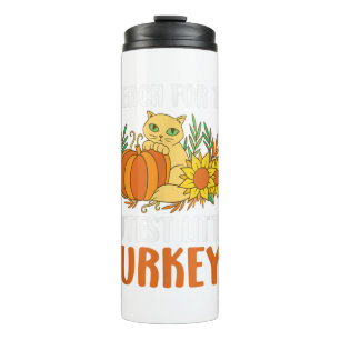 I Teach The Cutest Little Turkeys Thanksgiving Fun Thermal Tumbler
