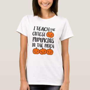 I teach the cutest pumpkin Halloween teacher shirt