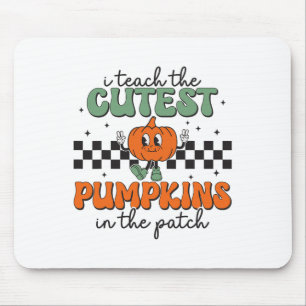 I Teach The Cutest Pumpkins In The Patch Retro Tea Mouse Pad