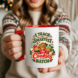 I Teach the Smartest Cookies Christmas Coffee Mug