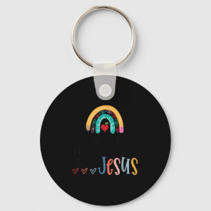 I Teach Tiny Humans About Jesus Christian Teacher  Key Ring