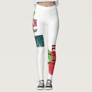 I teach what's your superpower leggings