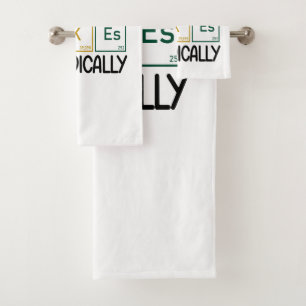 I Tell Dad Jokes Periodically Bath Towel Set