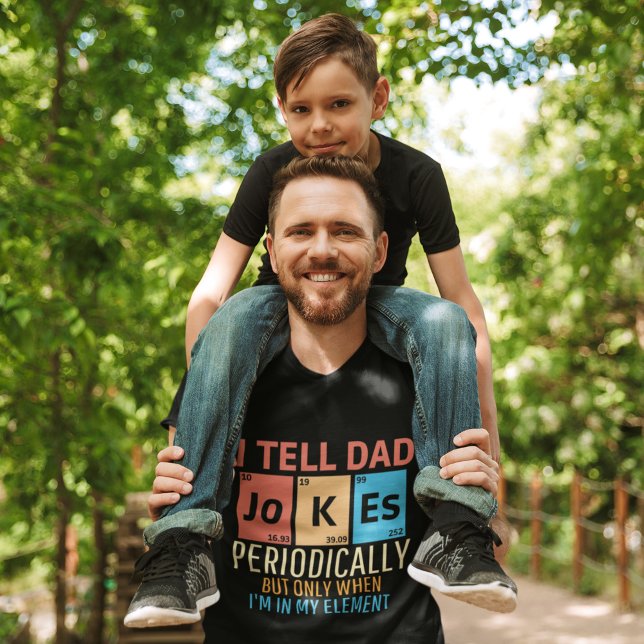 I Tell Dad Jokes Periodically Funny Dad T-Shirt (Creator Uploaded)