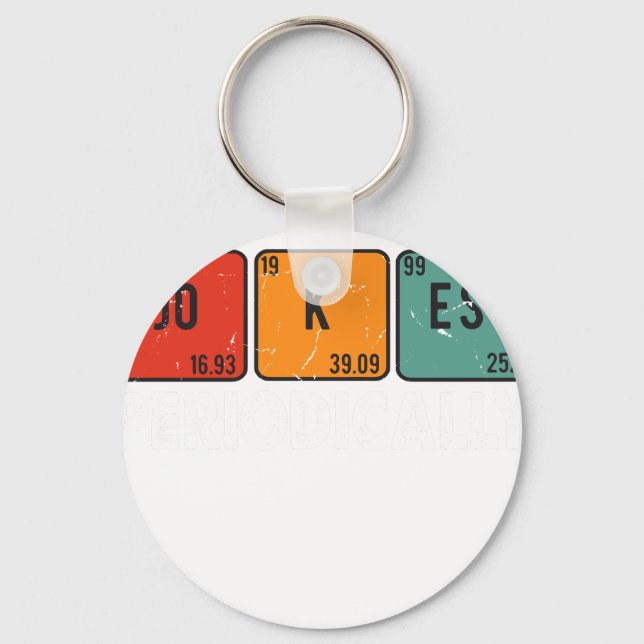 i tell dad jokes periodically key ring (Front)