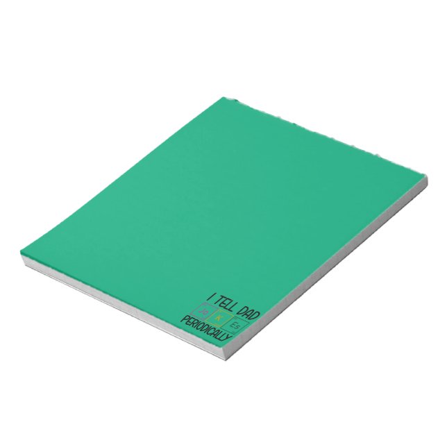 I Tell Dad Jokes Periodically Notepad (Rotated)