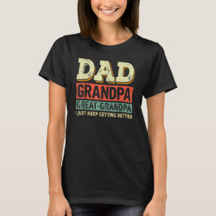 I Tell Dad Jokes Periodically Only Element Father T-Shirt