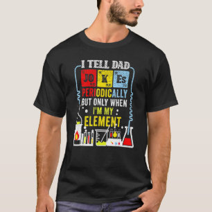 I Tell Dad Jokes Periodically Vintage Fathers Day T-Shirt