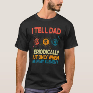 I Tell Dad Jokes Periodically Vintage Fathers Day T-Shirt