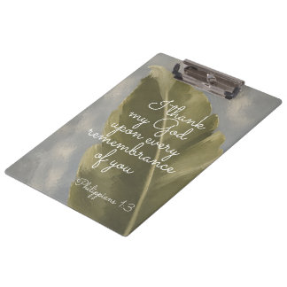 I THANK MY GOD | Philippians 1:3 | Teacher Gift Clipboard