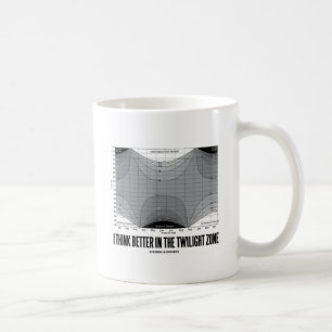 I Think Better In The Twilight Zone (Latitude) Coffee Mug