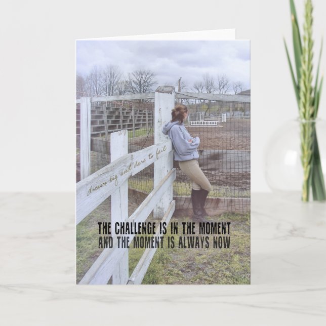 I THINK I CAN Greeting Card (Front)