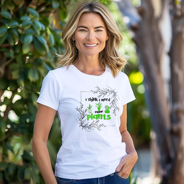 I Think I Need More Plants Tri-Blend Shirt (Creator Uploaded)