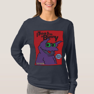 I Think I'm A Bunny - red box t-shirt