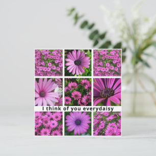 I Think Of You Every Daisy Relationship Greeting Save The Date