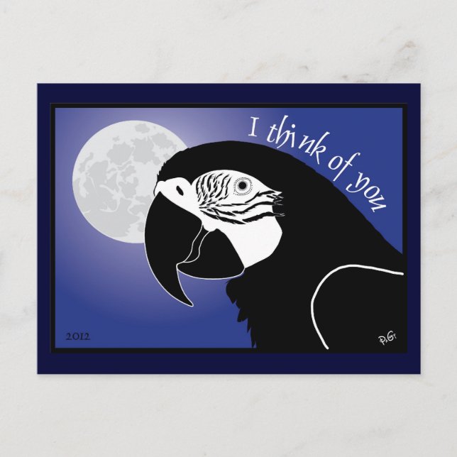 I think of you Postkarte Postcard (Front)