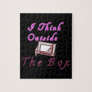 I Think Out of the Box: Creative Design Jigsaw Puzzle