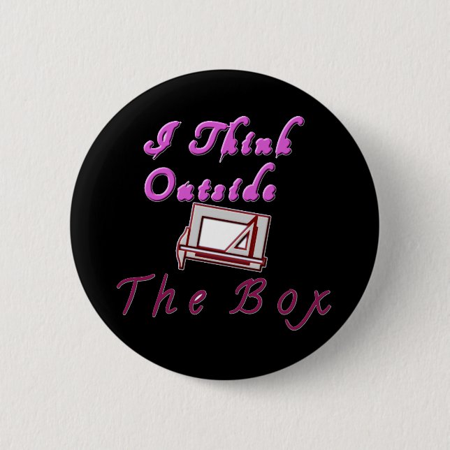 I think outside ZA box. 6 Cm Round Badge (Front)