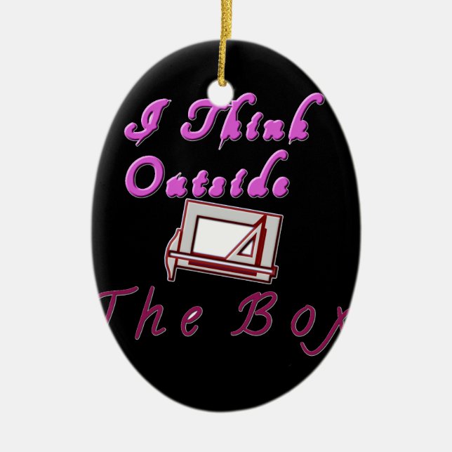 I think outside ZA box. Ceramic Tree Decoration (Front)
