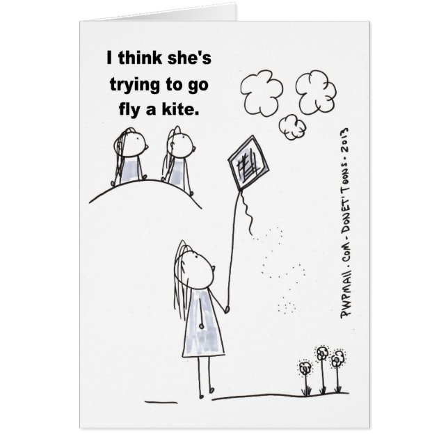 I think shes trying to go fly a kite (Front)